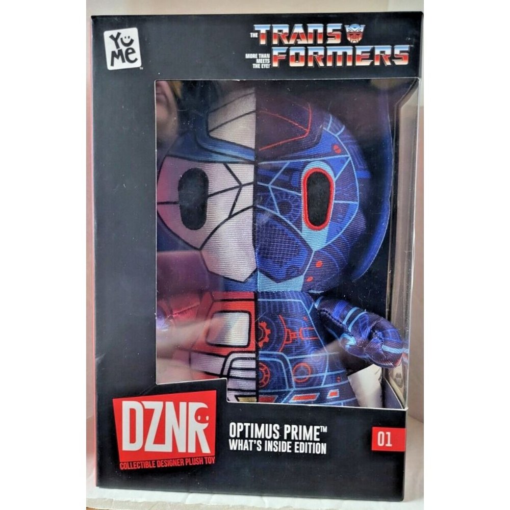 New Transformers Optimus Prime What's Inside Edition Collectible Plush Toy #01‎